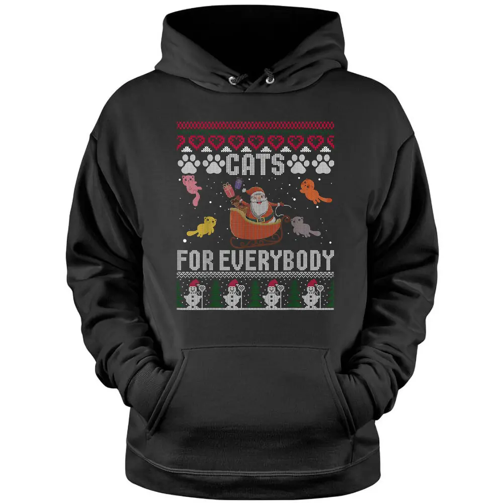 Cats For Everybody Christmas Hoodie